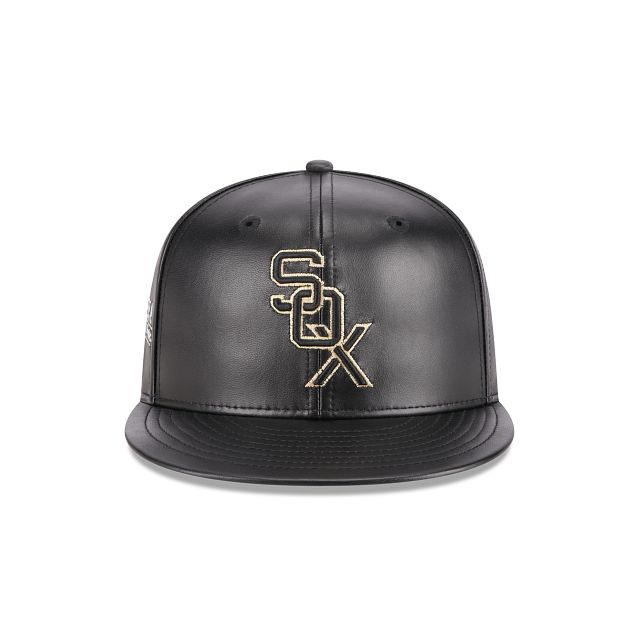 Chicago White Sox Leather 59FIFTY Fitted Hat sold by New Era product image thumbnail 2