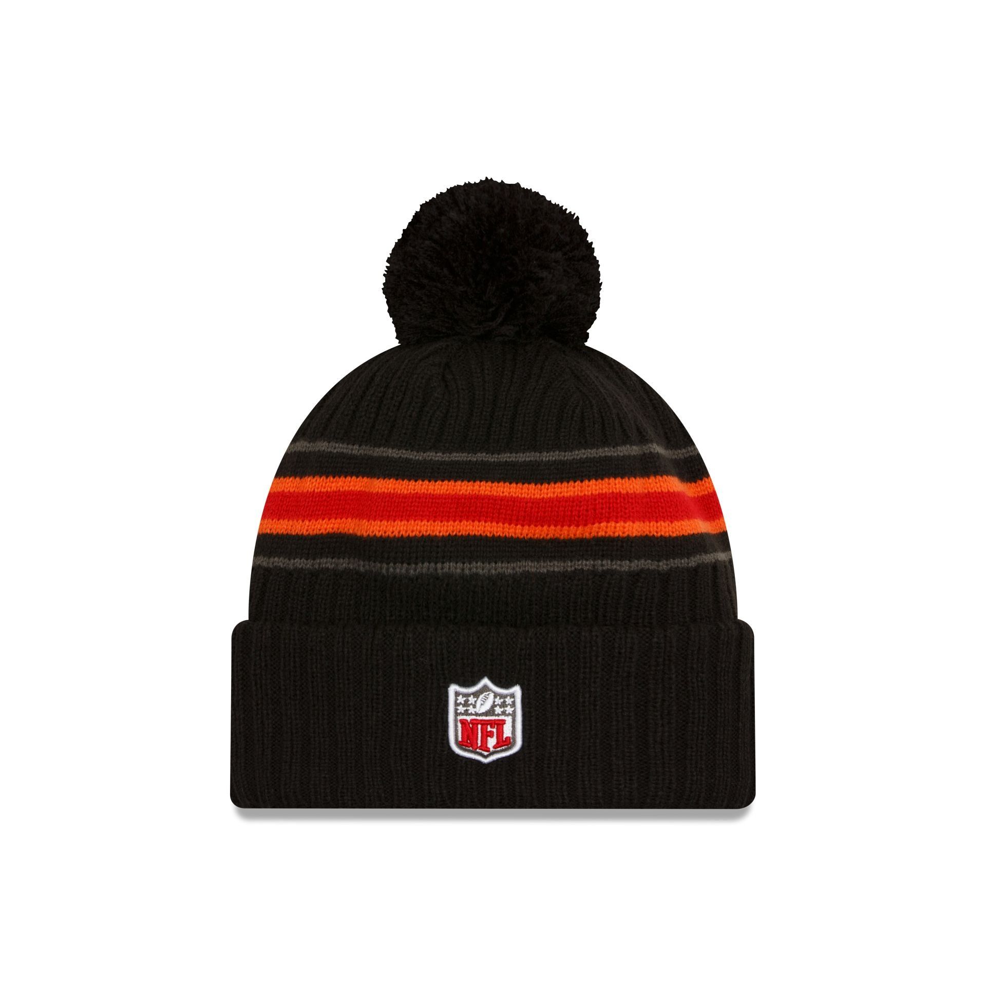 Tampa Bay Buccaneers 2023 Cold Weather Black Pom Knit Hat sold by New Era product image thumbnail 2