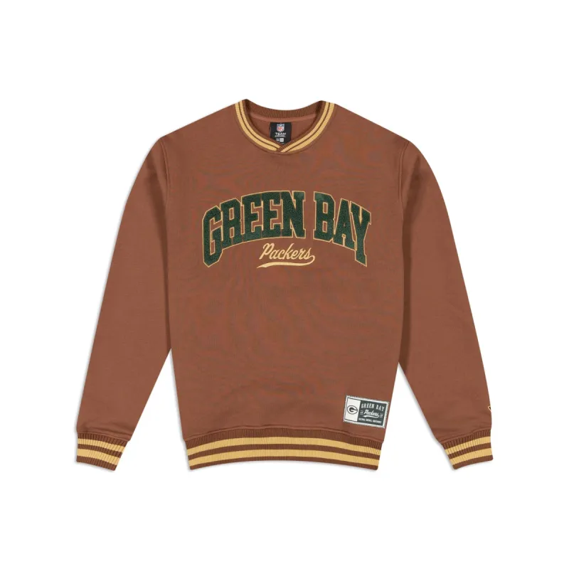Green Bay Packers Letterman Classic Crewneck sold by New Era
