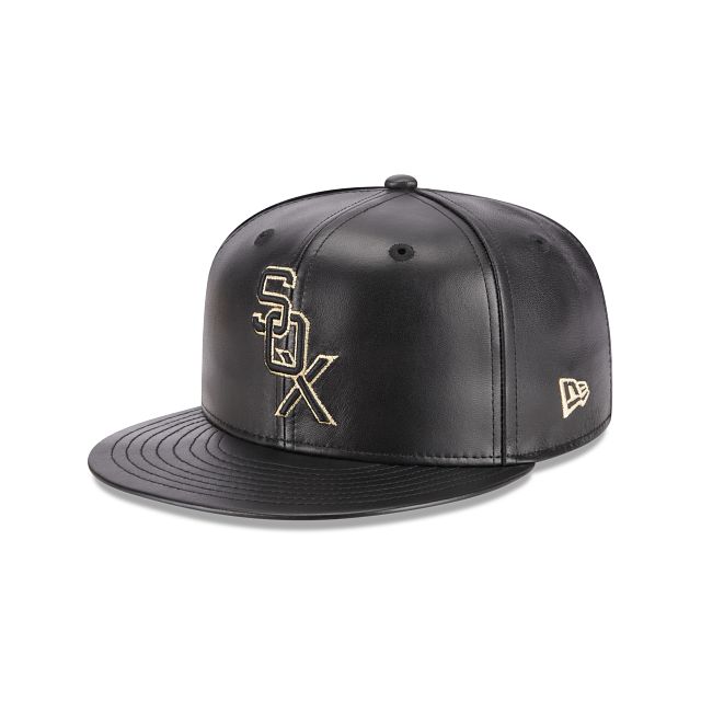 Chicago White Sox Leather 59FIFTY Fitted Hat sold by New Era product image thumbnail 3