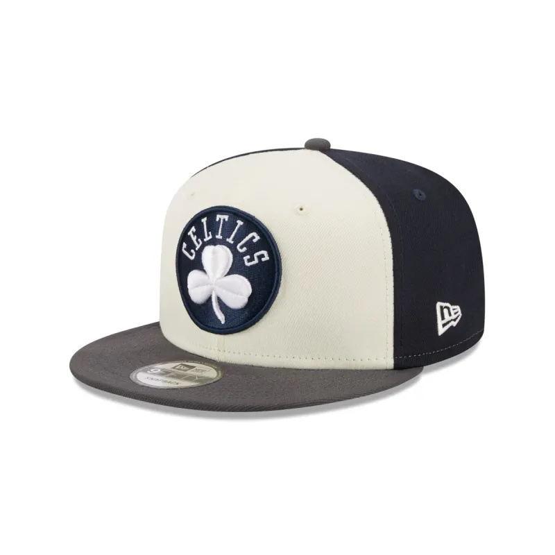 Boston Celtics Graphite Visor 9FIFTY Snapback Hat sold by New Era