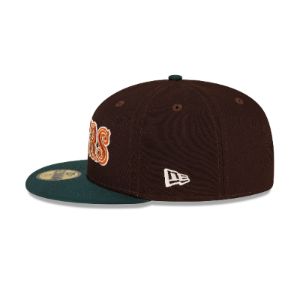Just Caps Green Satin San Francisco 49ers 59FIFTY Fitted Hat sold by New Era