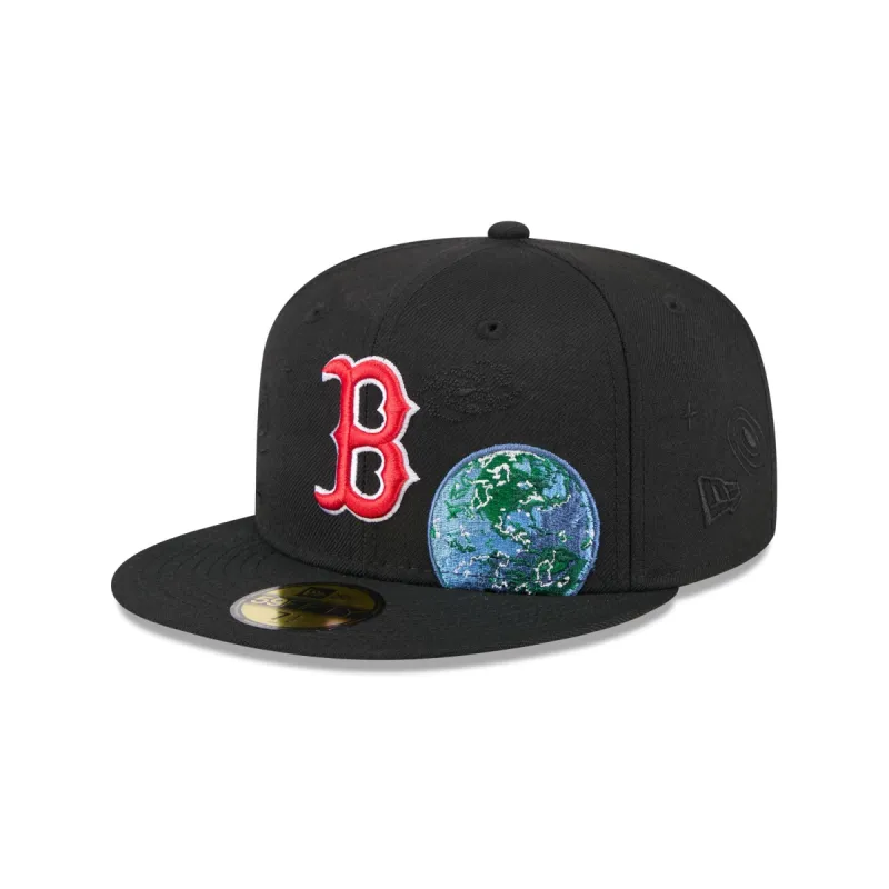 Boston Red Sox Global 59FIFTY Fitted Hat sold by New Era