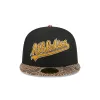 Just Caps Jacquard Visor Oakland Athletics 59FIFTY Fitted Hat sold by New Era