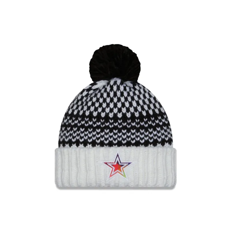 Dallas Cowboys 2023 Crucial Catch Women's Pom Knit Hat sold by New Era