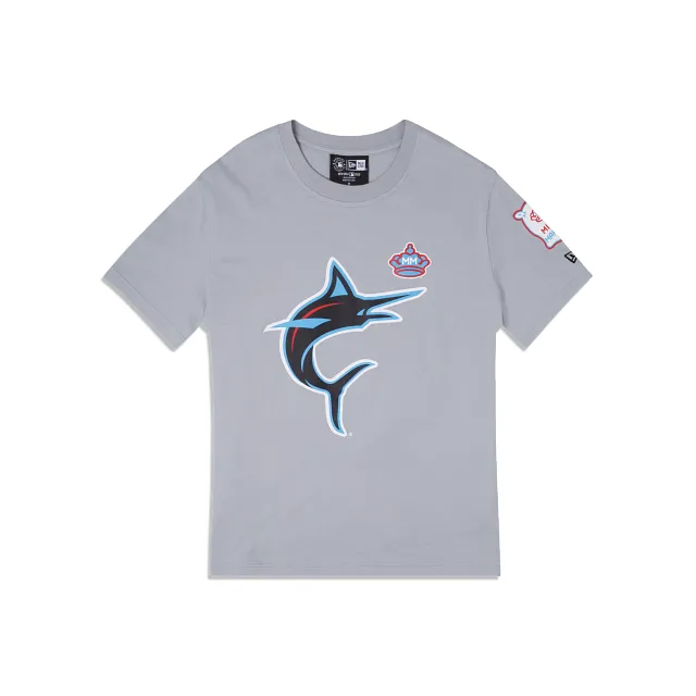 Miami Marlins City Connect Gray T-Shirt sold by New Era