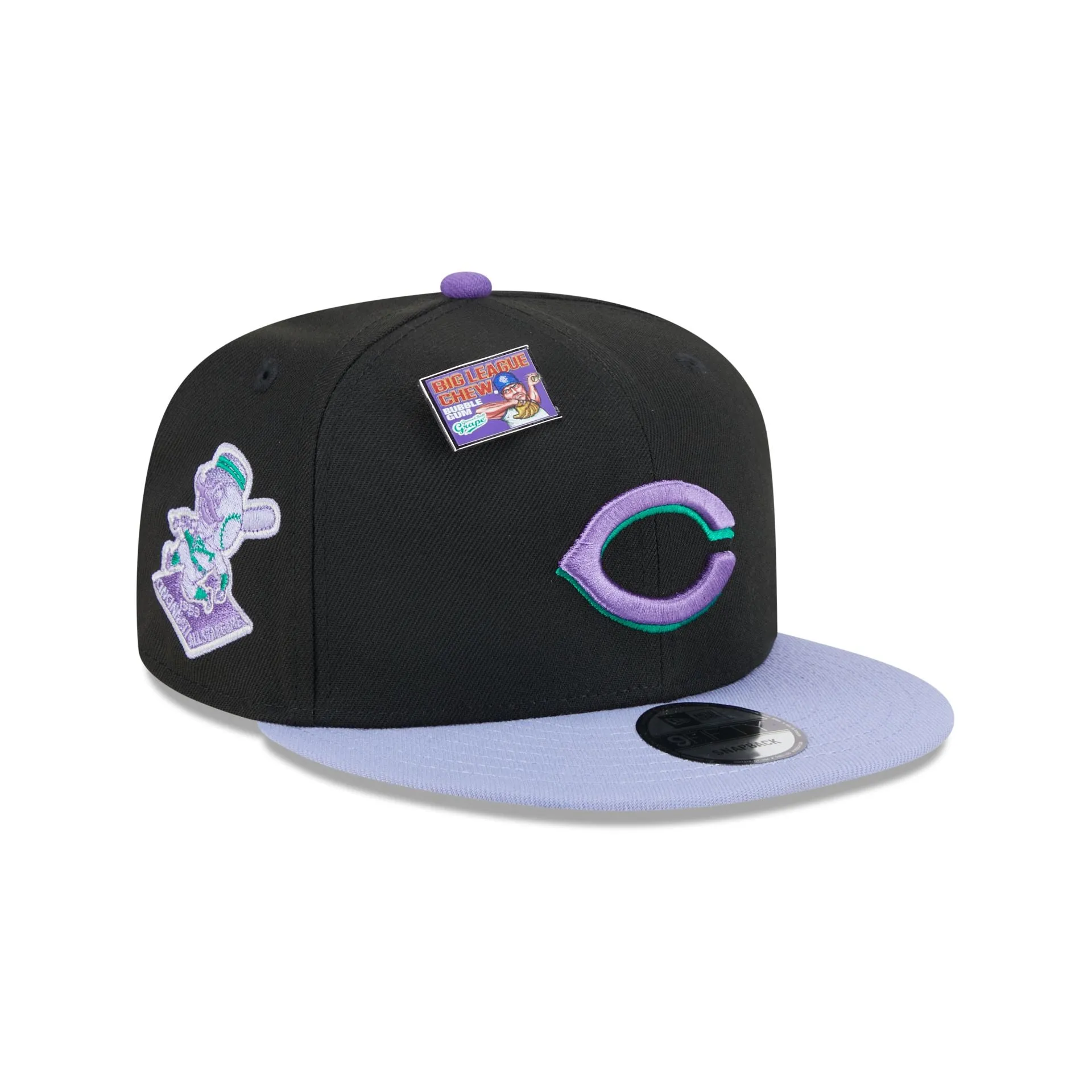 Big League Chew X Cincinnati Reds Grape 9FIFTY Snapback Hat sold by New Era