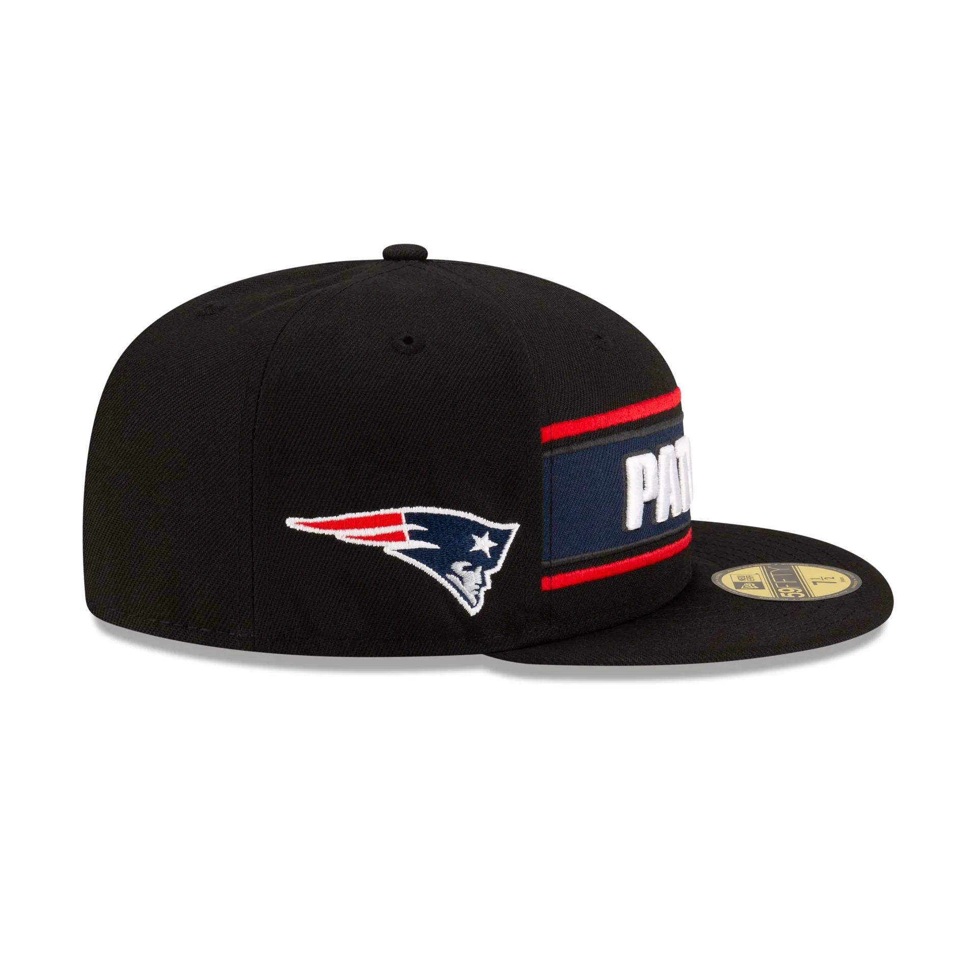 New England Patriots 2024 Sideline Black 59FIFTY Fitted Hat sold by New Era product image thumbnail 4