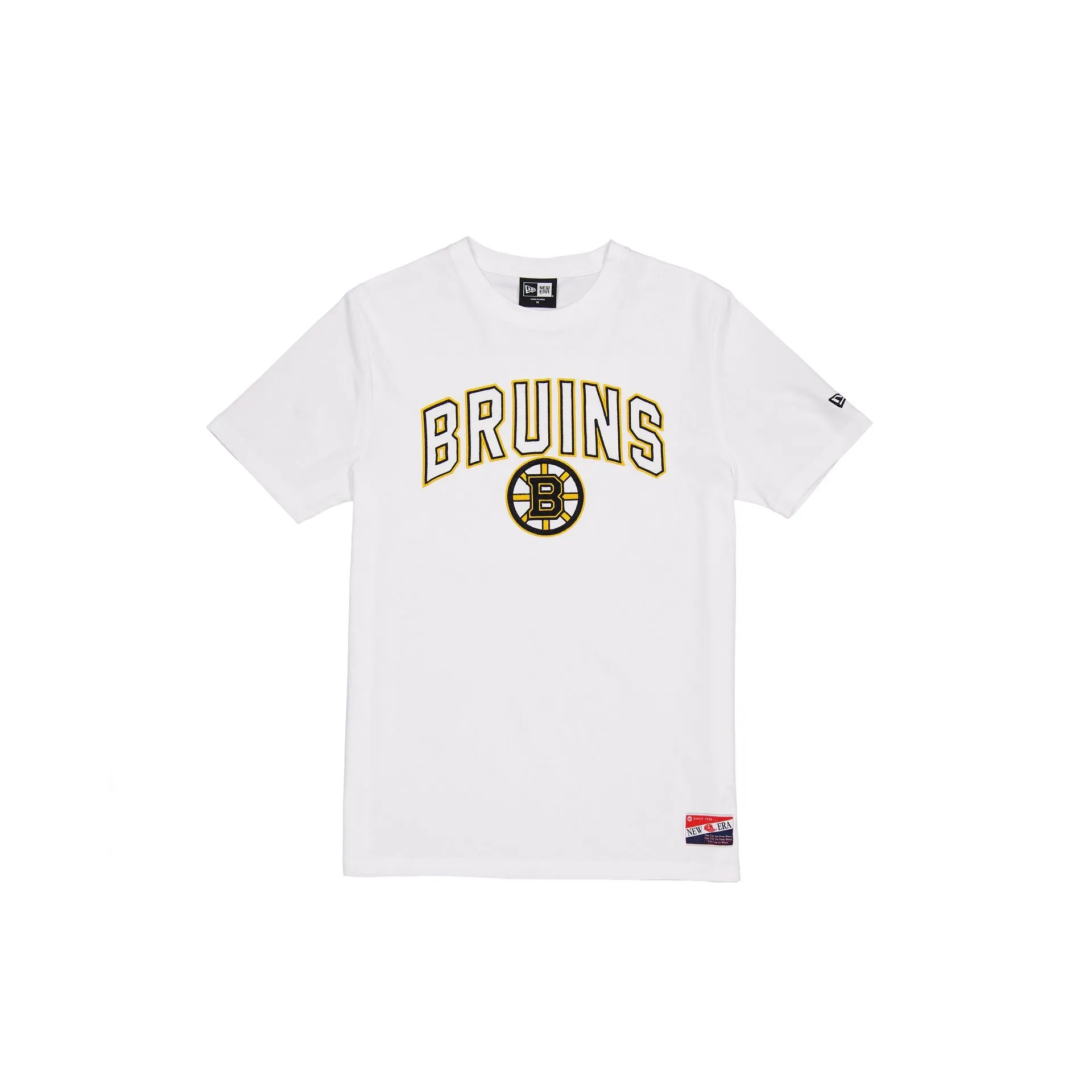 Boston Bruins Throwback White T-Shirt sold by New Era