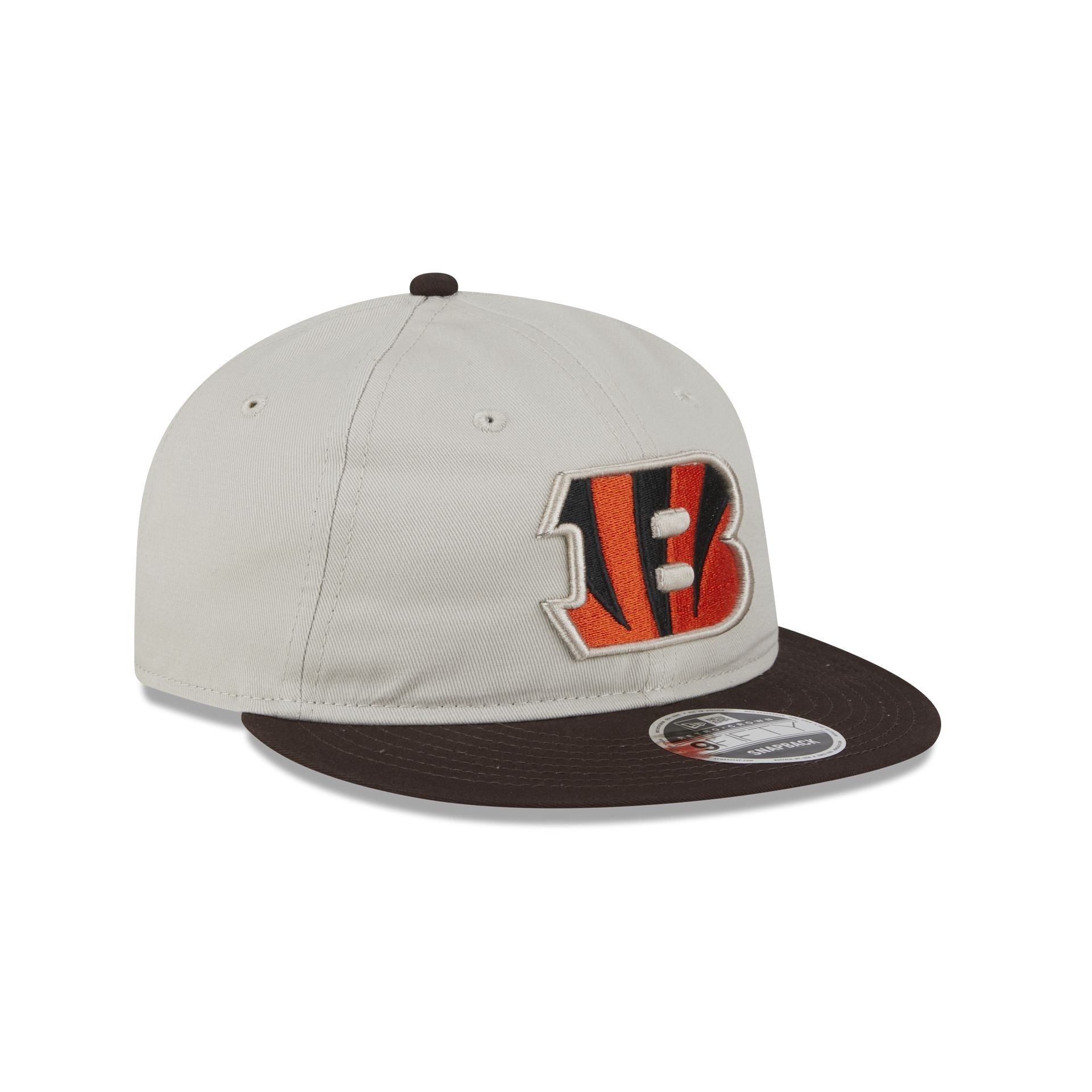 Cincinnati Bengals Two Tone Taupe Retro Crown 9FIFTY Snapback Hat sold by New Era product image thumbnail 3
