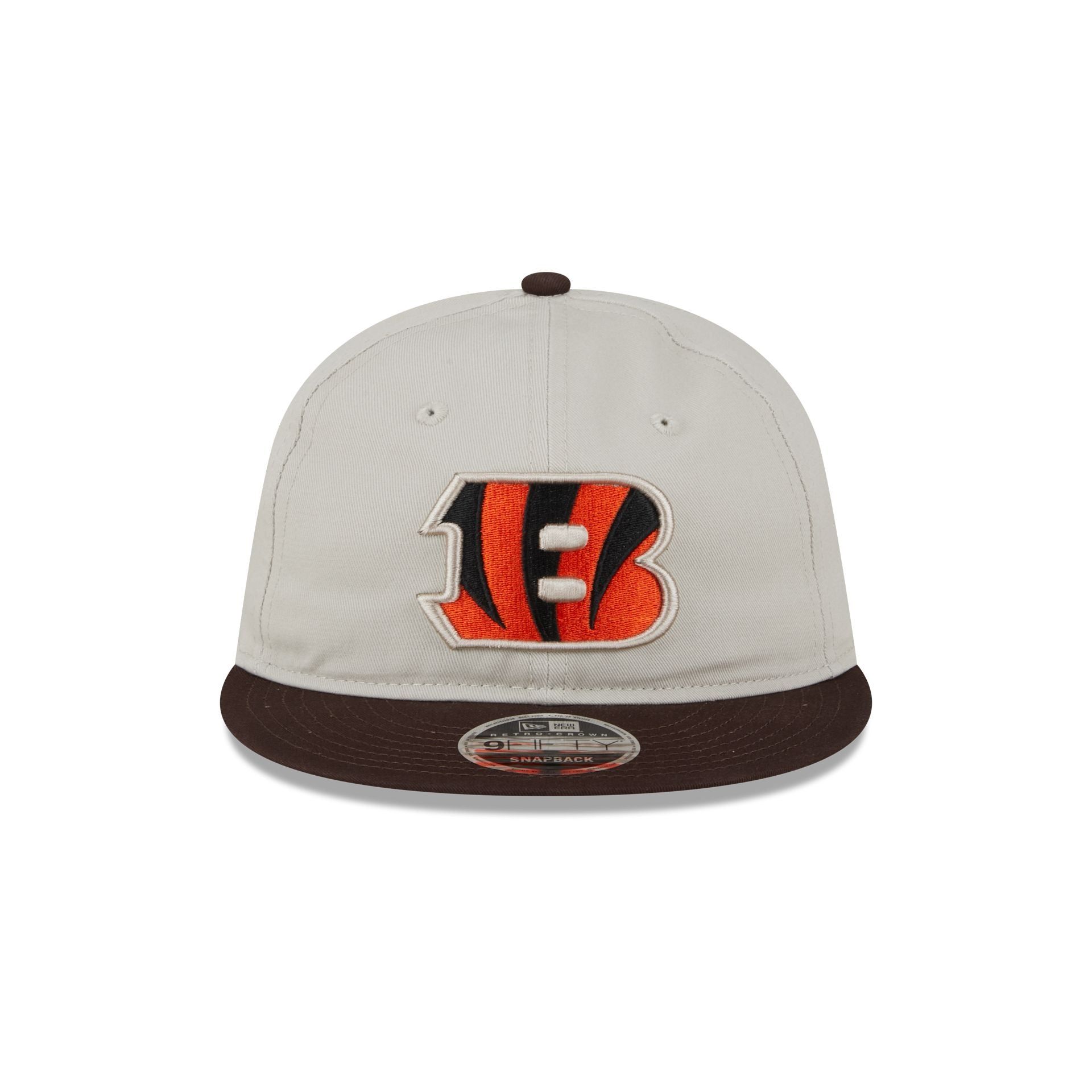 Cincinnati Bengals Two Tone Taupe Retro Crown 9FIFTY Snapback Hat sold by New Era product image thumbnail 2