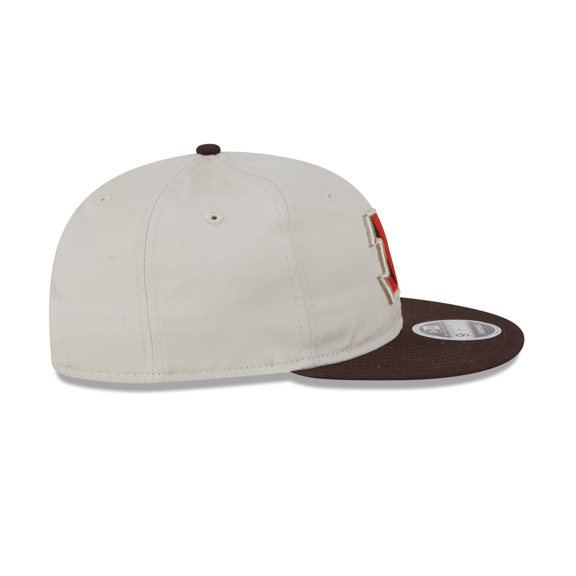 Cincinnati Bengals Two Tone Taupe Retro Crown 9FIFTY Snapback Hat sold by New Era product image thumbnail 5