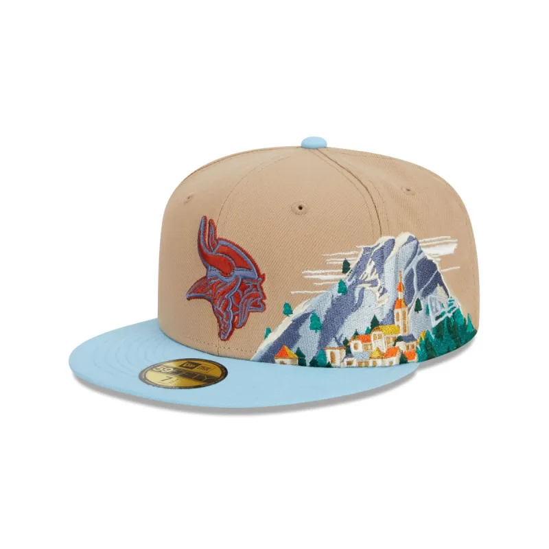 Minnesota Vikings Snowcapped 59FIFTY Fitted Hat sold by New Era