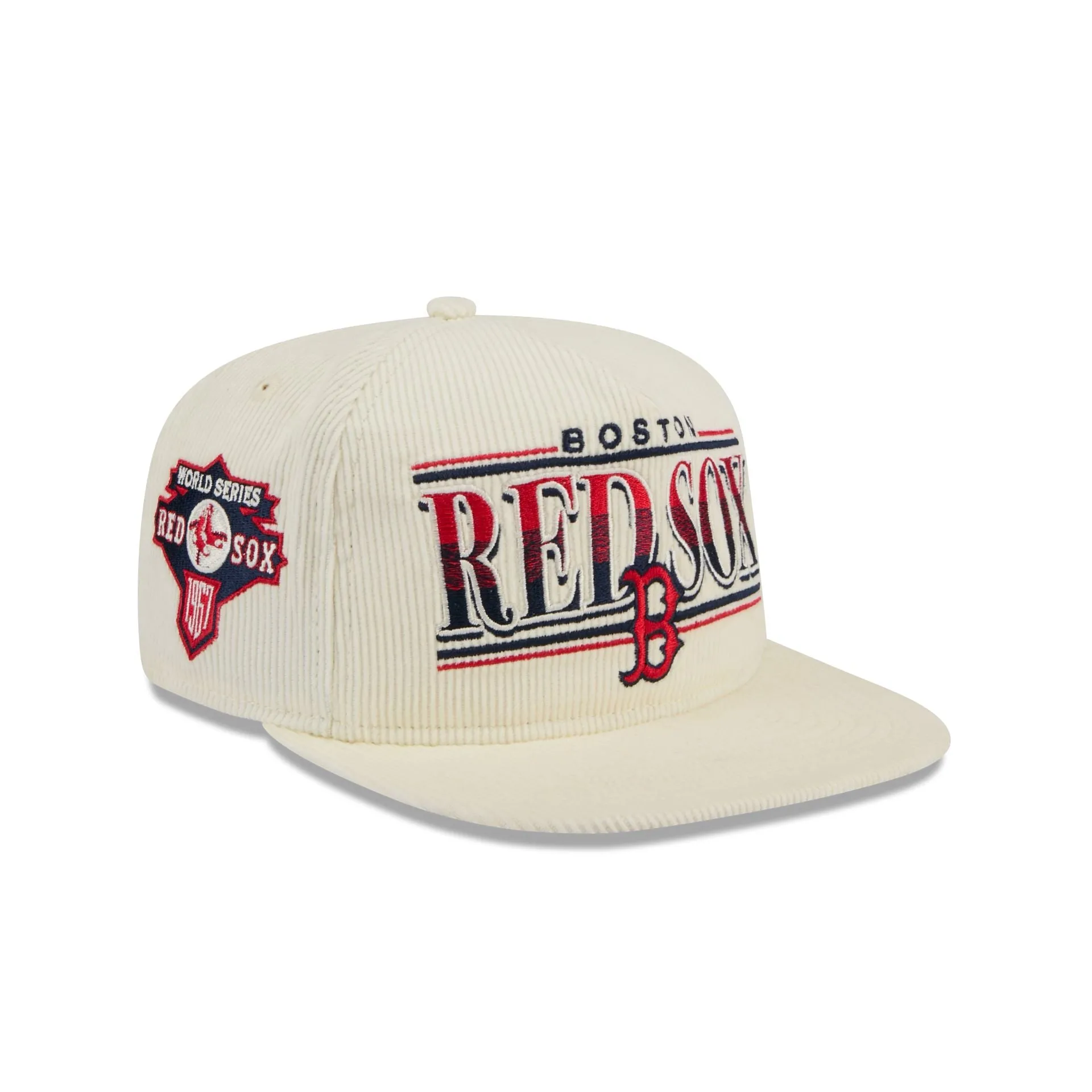 Boston Red Sox Throwback Corduroy Golfer Hat sold by New Era