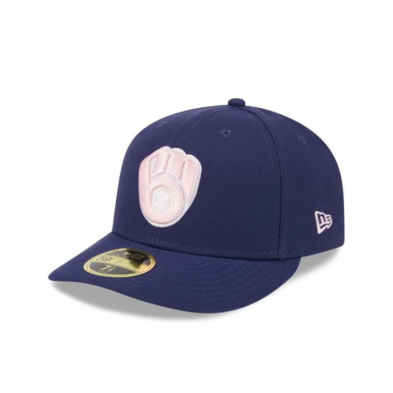Milwaukee Brewers Mother's Day 2024 Low Profile 59FIFTY Fitted Hat sold by New Era