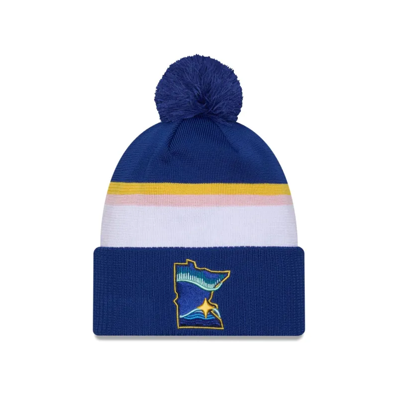 Minnesota Twins City Connect Pom Knit Hat made by New Era