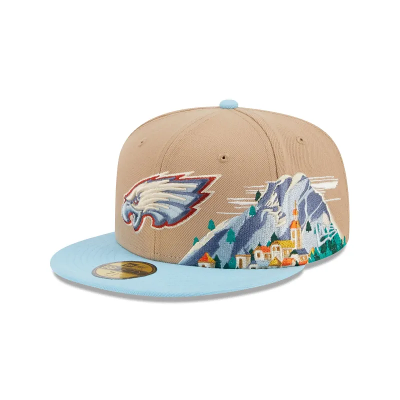 Philadelphia Eagles Snowcapped 59FIFTY Fitted Hat sold by New Era