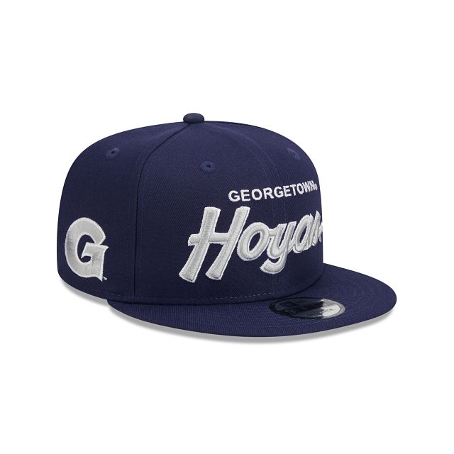 Georgetown Hoyas Script Blue 9FIFTY Snapback Hat sold by New Era