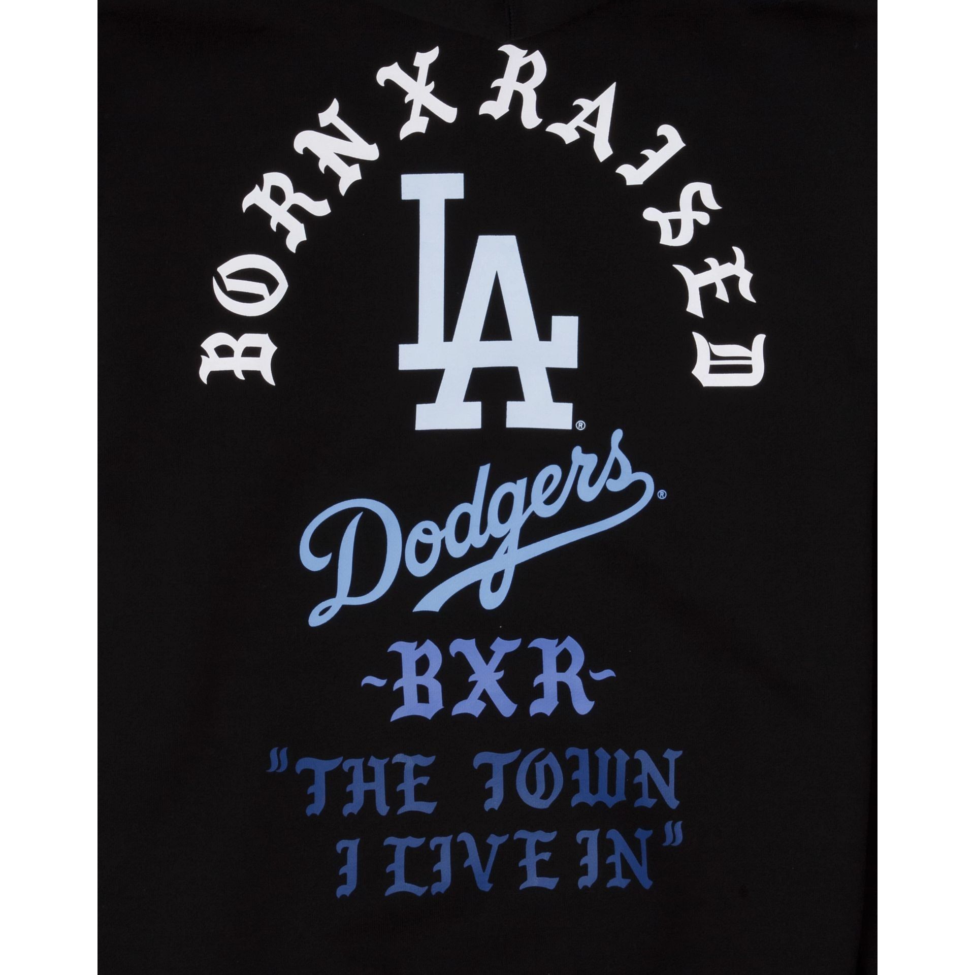 Born X Raised Los Angeles Dodgers Black Hoodie sold by New Era product image thumbnail 4