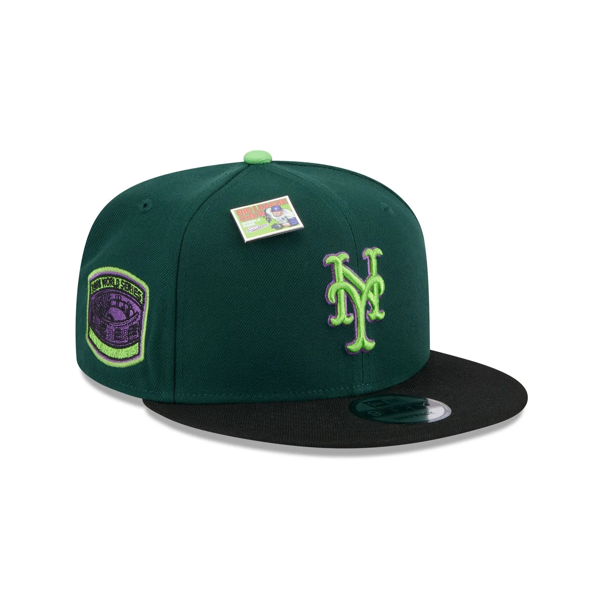 Big League Chew X New York Mets Sour Apple 9FIFTY Snapback Hat sold by New Era
