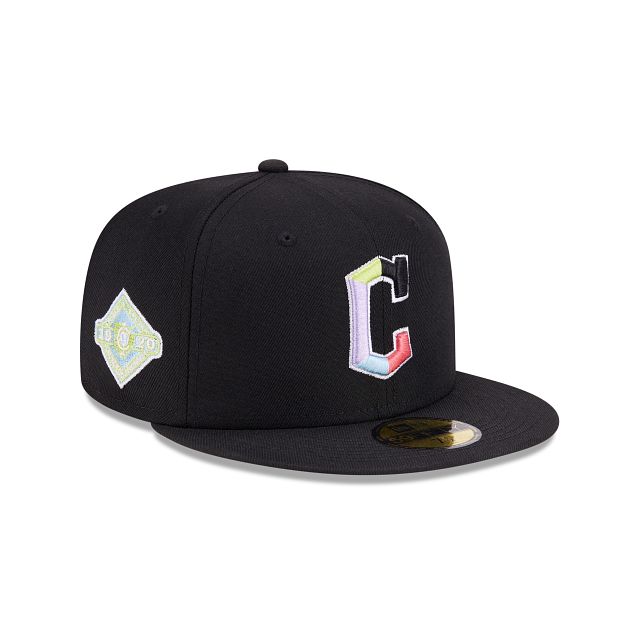 Cleveland Guardians Color Pack Black 59FIFTY Fitted Hat sold by New Era