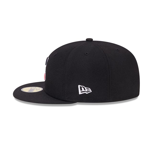 Cleveland Guardians Color Pack Black 59FIFTY Fitted Hat sold by New Era product image thumbnail 5
