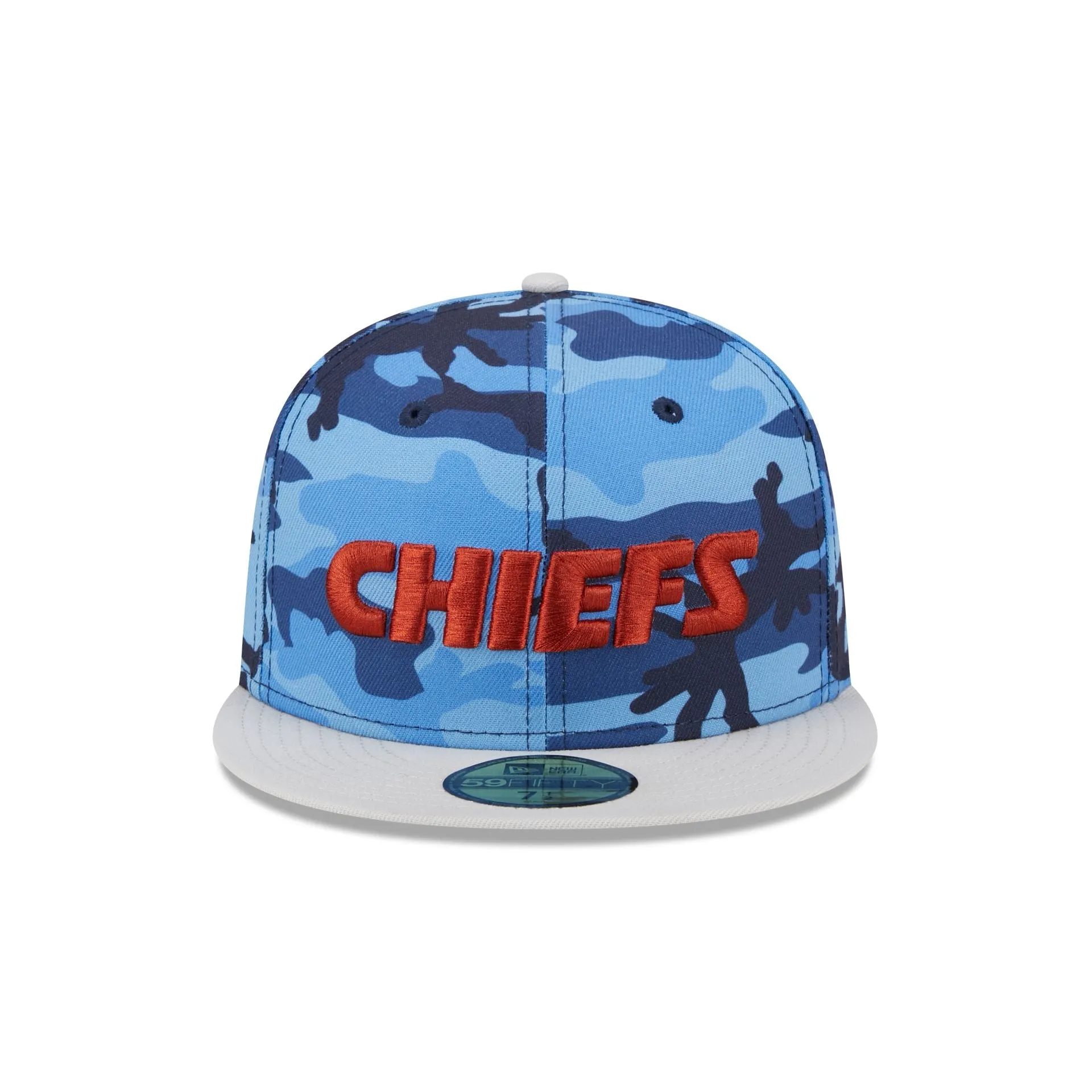 Kansas City Chiefs Blue Camo 59FIFTY Fitted Hat sold by New Era product image thumbnail 2