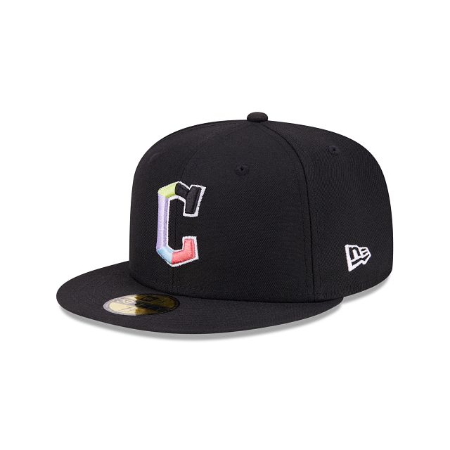 Cleveland Guardians Color Pack Black 59FIFTY Fitted Hat sold by New Era product image thumbnail 3