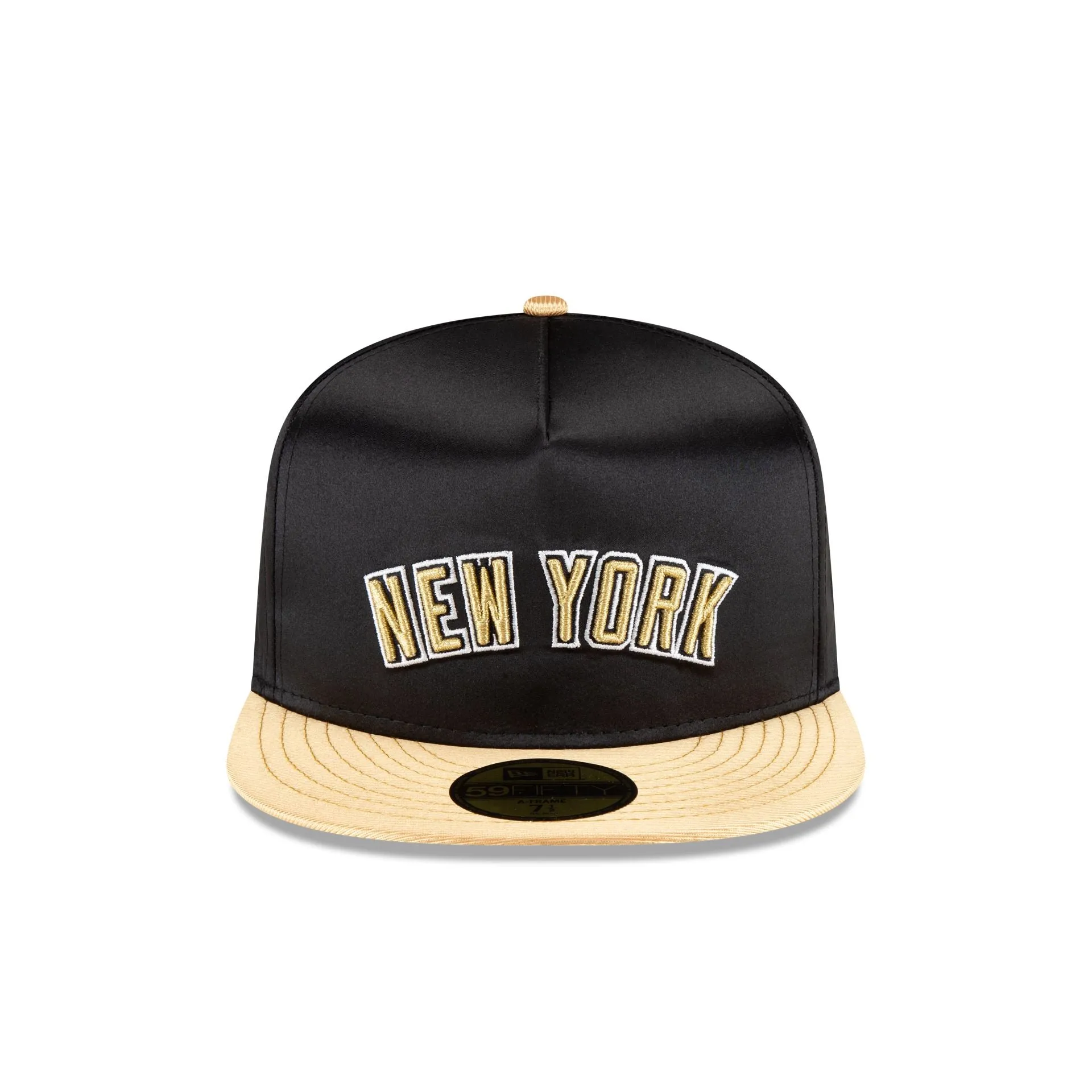 New York Mets Metallic Gold 59FIFTY A-Frame Fitted Hat sold by New Era product image thumbnail 2