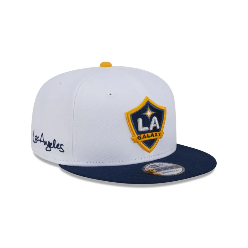 LA Galaxy 2024 Jersey Hook 9FIFTY Snapback Hat sold by New Era