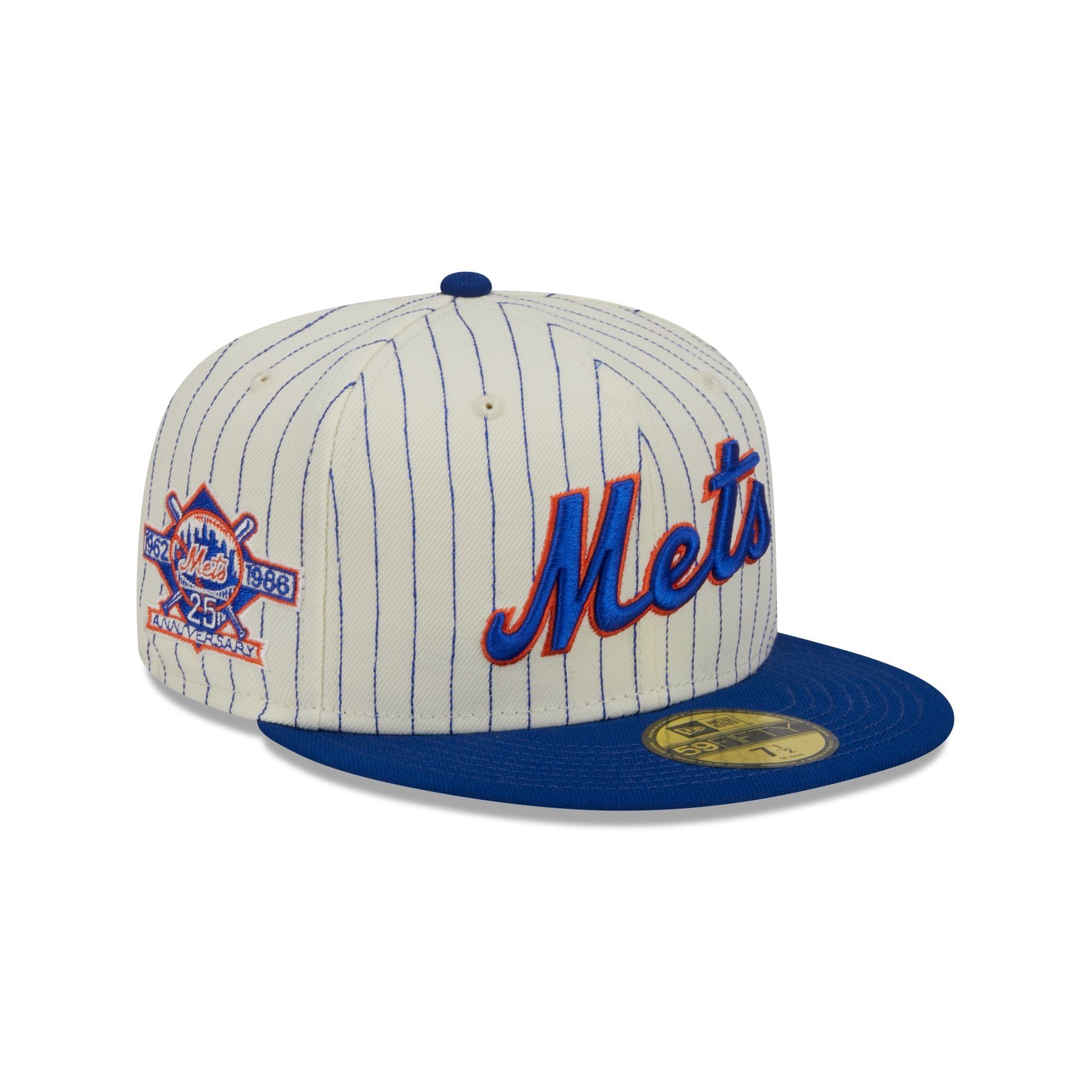 New York Mets Retro Jersey Script 59FIFTY Fitted Hat sold by New Era