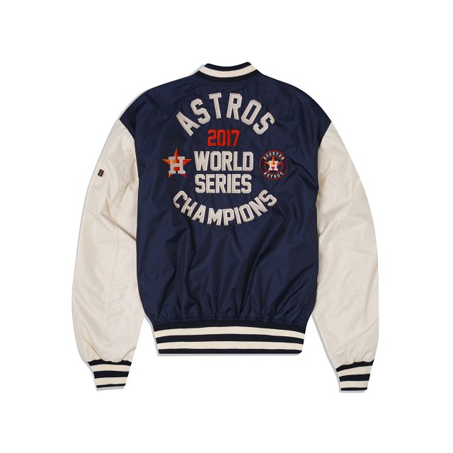 Alpha Industries X Houston Astros Alt MA-1 Bomber Jacket sold by New Era product image thumbnail 2