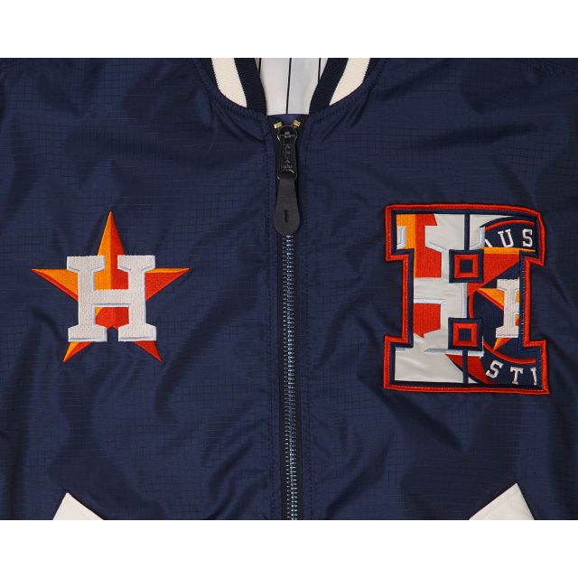 Alpha Industries X Houston Astros Alt MA-1 Bomber Jacket sold by New Era product image thumbnail 3
