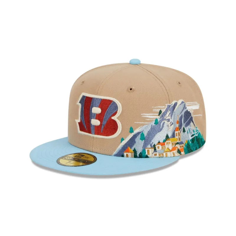 Cincinnati Bengals Snowcapped 59FIFTY Fitted Hat sold by New Era