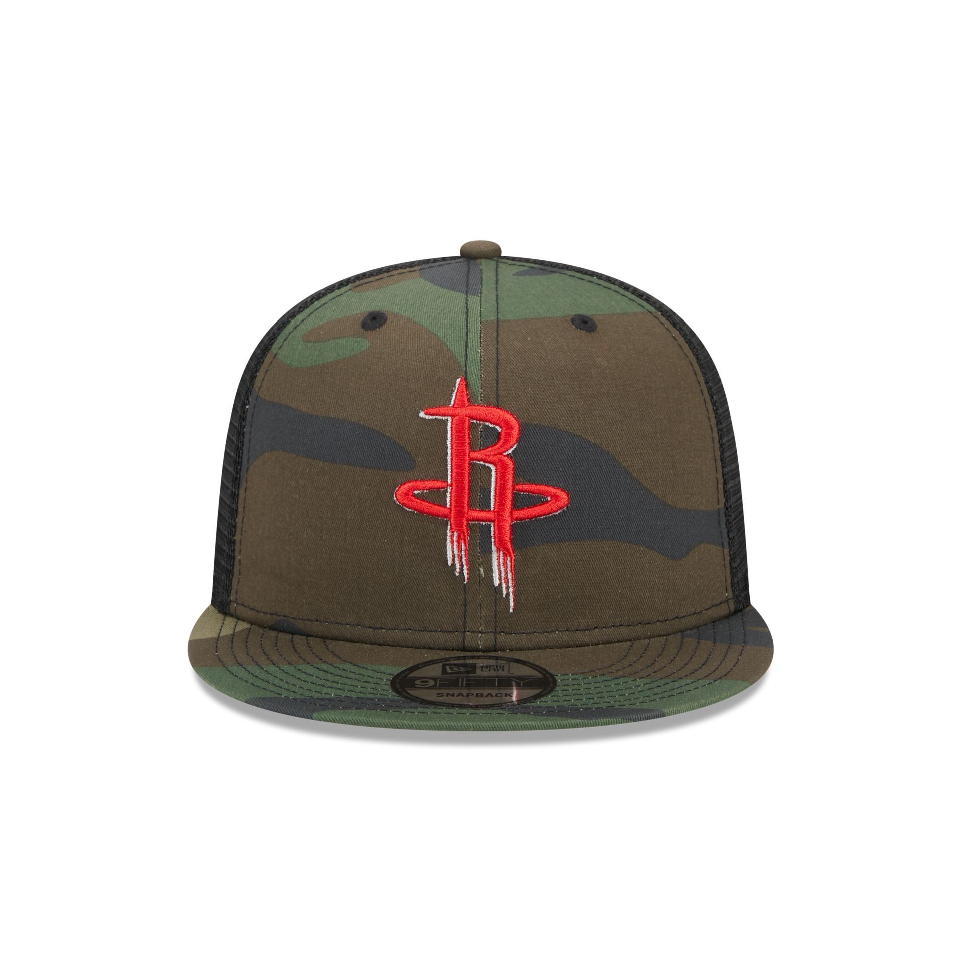 Houston Rockets Camo 9FIFTY Trucker Snapback Hat sold by New Era product image thumbnail 2