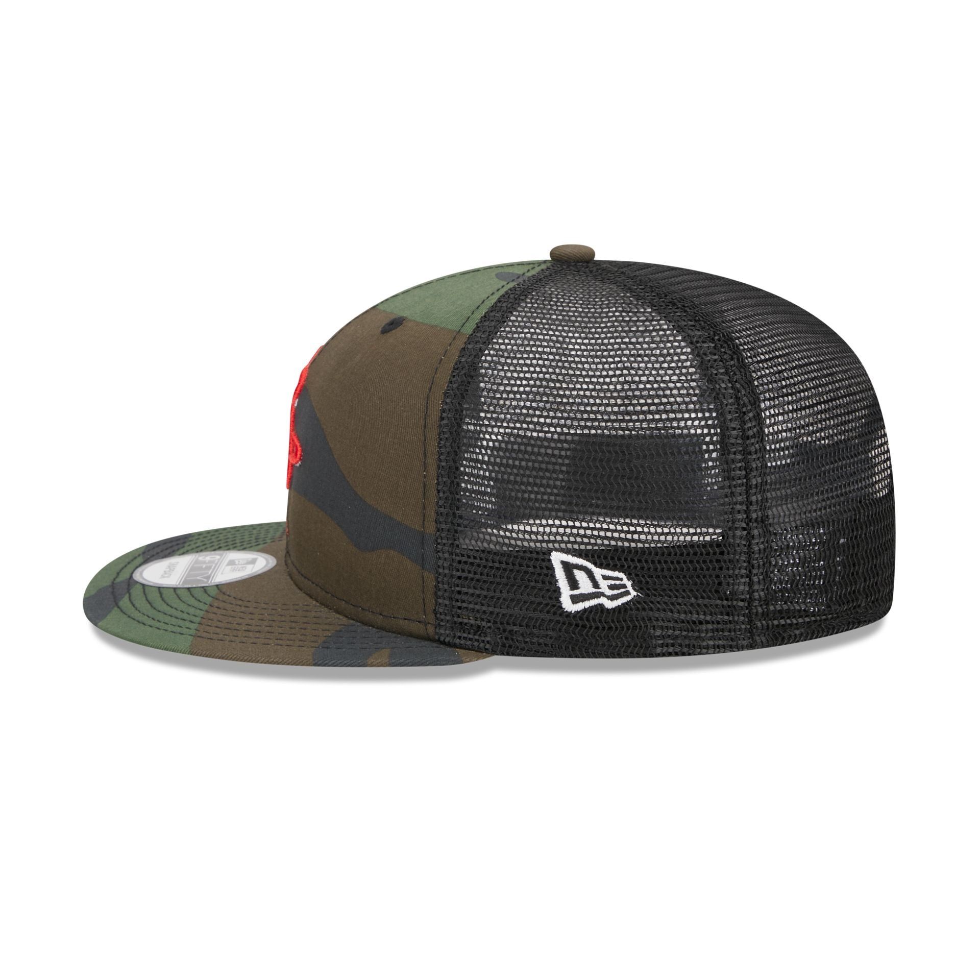 Houston Rockets Camo 9FIFTY Trucker Snapback Hat sold by New Era product image thumbnail 4