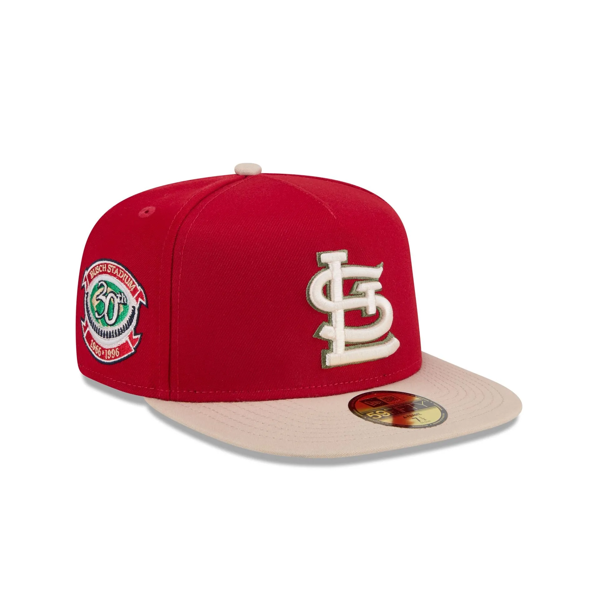 St. Louis Cardinals Canvas 59FIFTY A-Frame Fitted Hat sold by New Era
