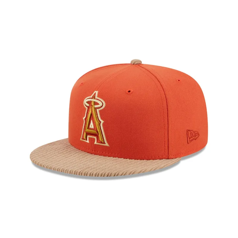 Los Angeles Angels Autumn Wheat 9FIFTY Snapback Hat sold by New Era