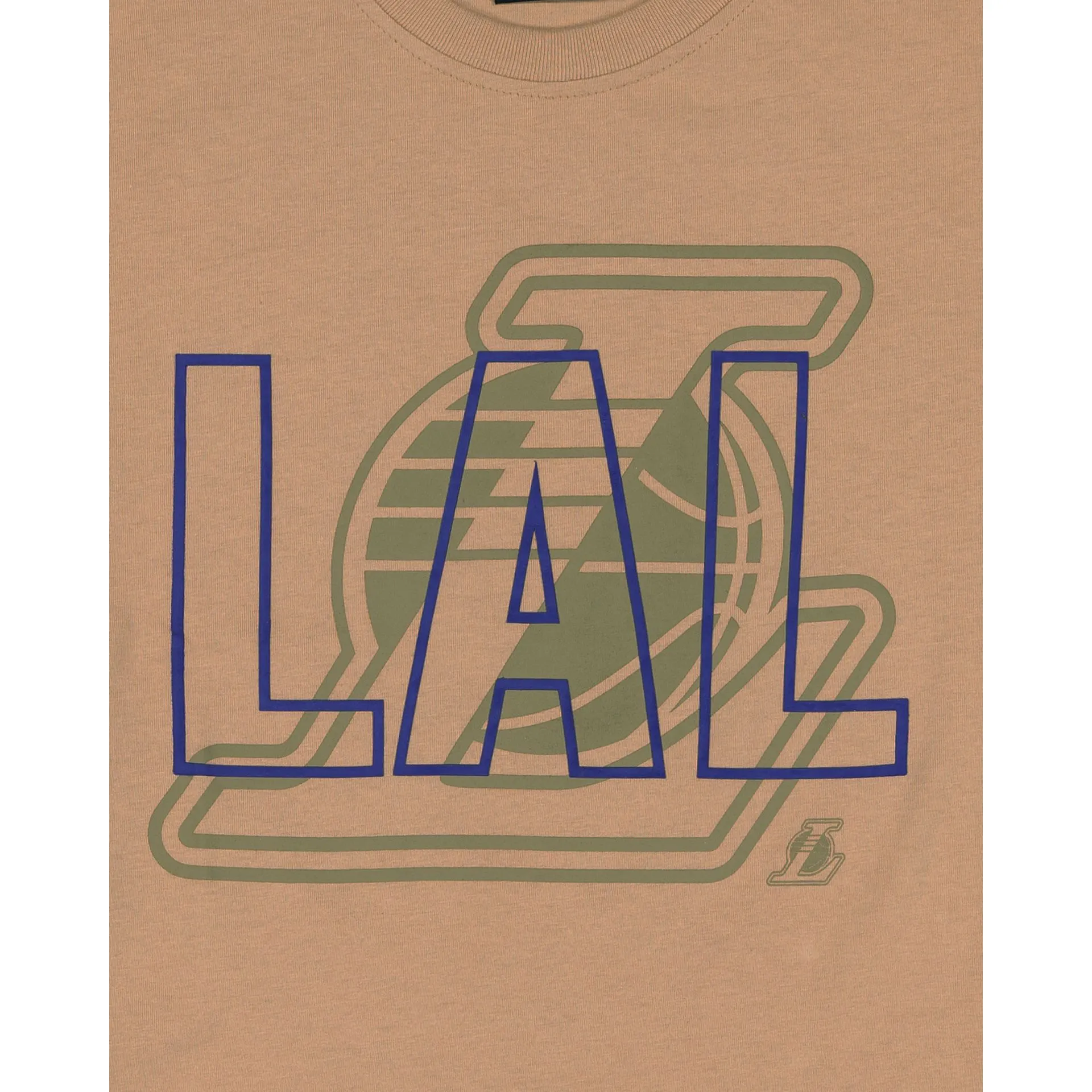 Los Angeles Lakers 2023 City Edition Tan T-Shirt sold by New Era product image thumbnail 4