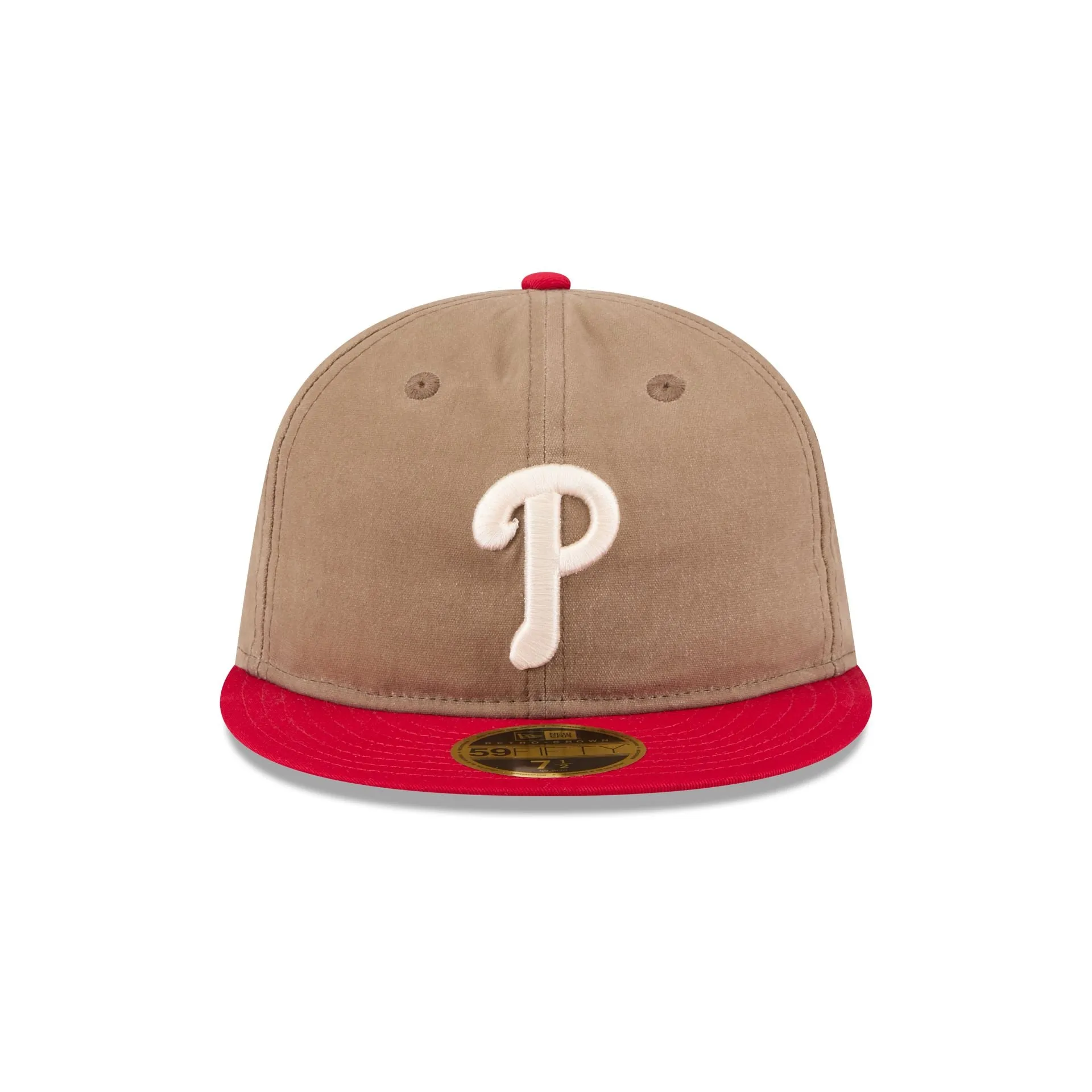 Philadelphia Phillies Wax Canvas Retro Crown 59FIFTY Fitted Hat sold by New Era product image thumbnail 2