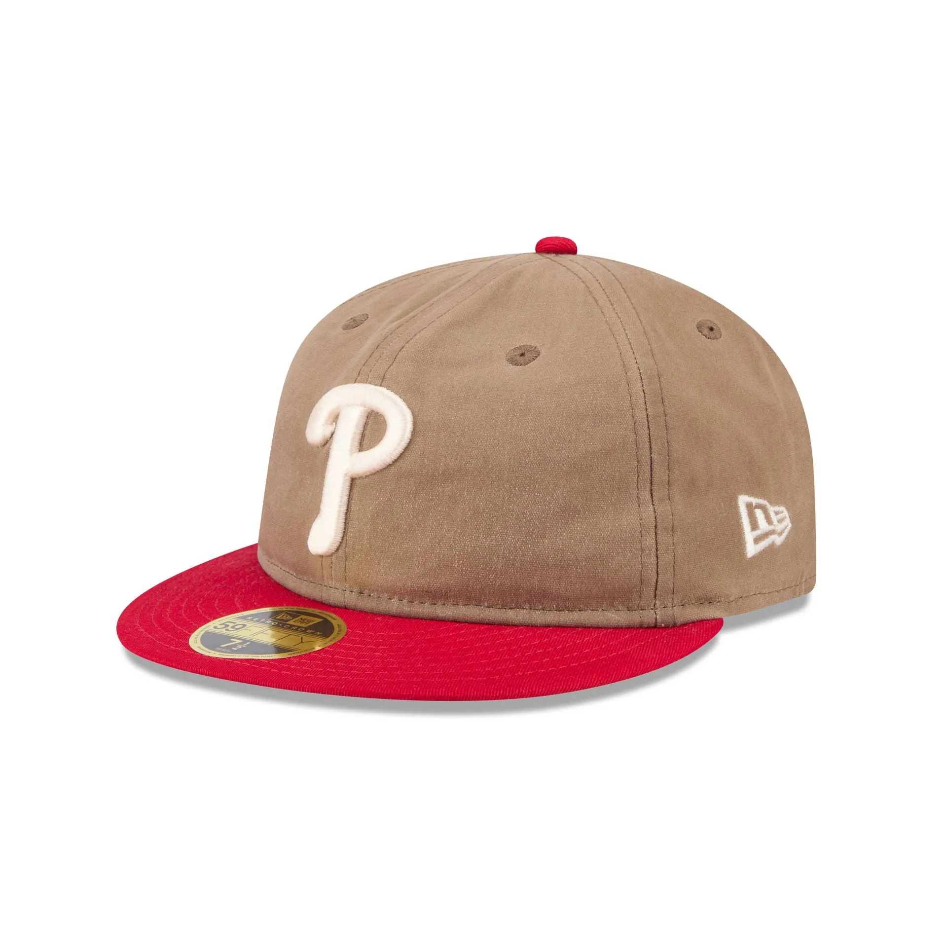 Philadelphia Phillies Wax Canvas Retro Crown 59FIFTY Fitted Hat sold by New Era
