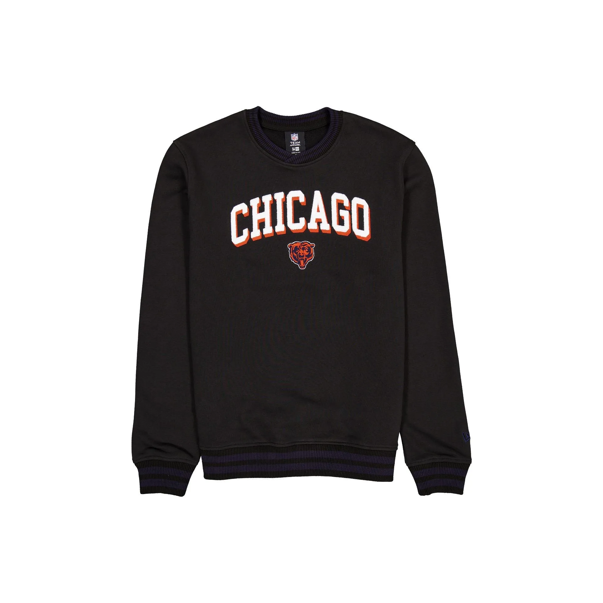 Chicago Bears Sport Night Black Crewneck sold by New Era