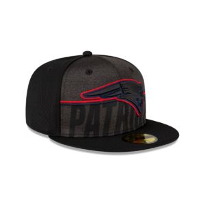 New England Patriots 2023 Training Black 59FIFTY Fitted Hat sold by New Era