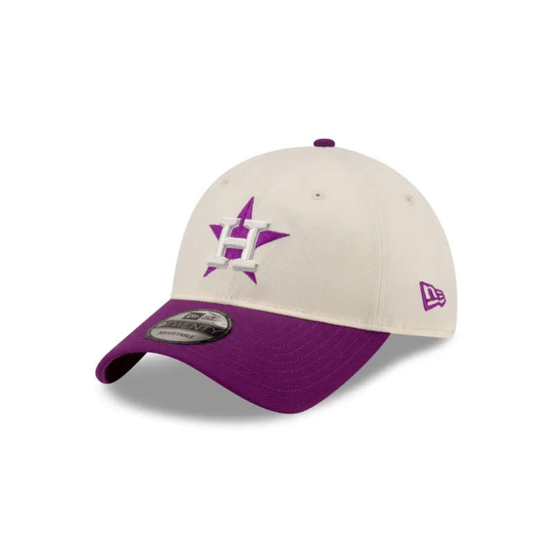 Houston Astros Chrome 9TWENTY Adjustable Hat sold by New Era