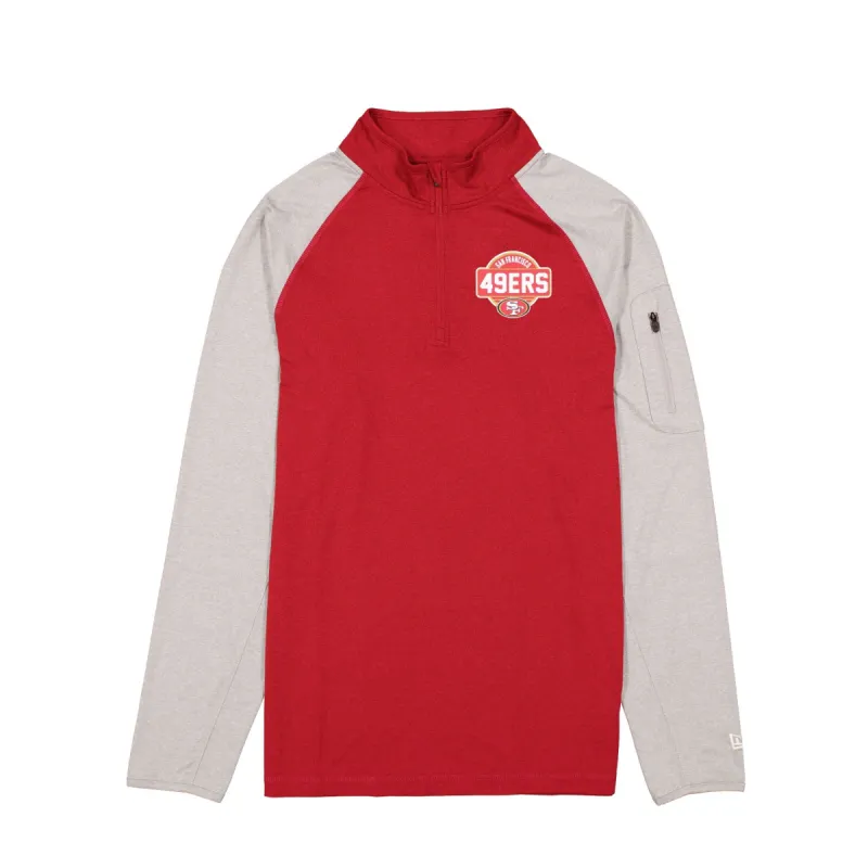 San Francisco 49ers Active Quarter Zip sold by New Era