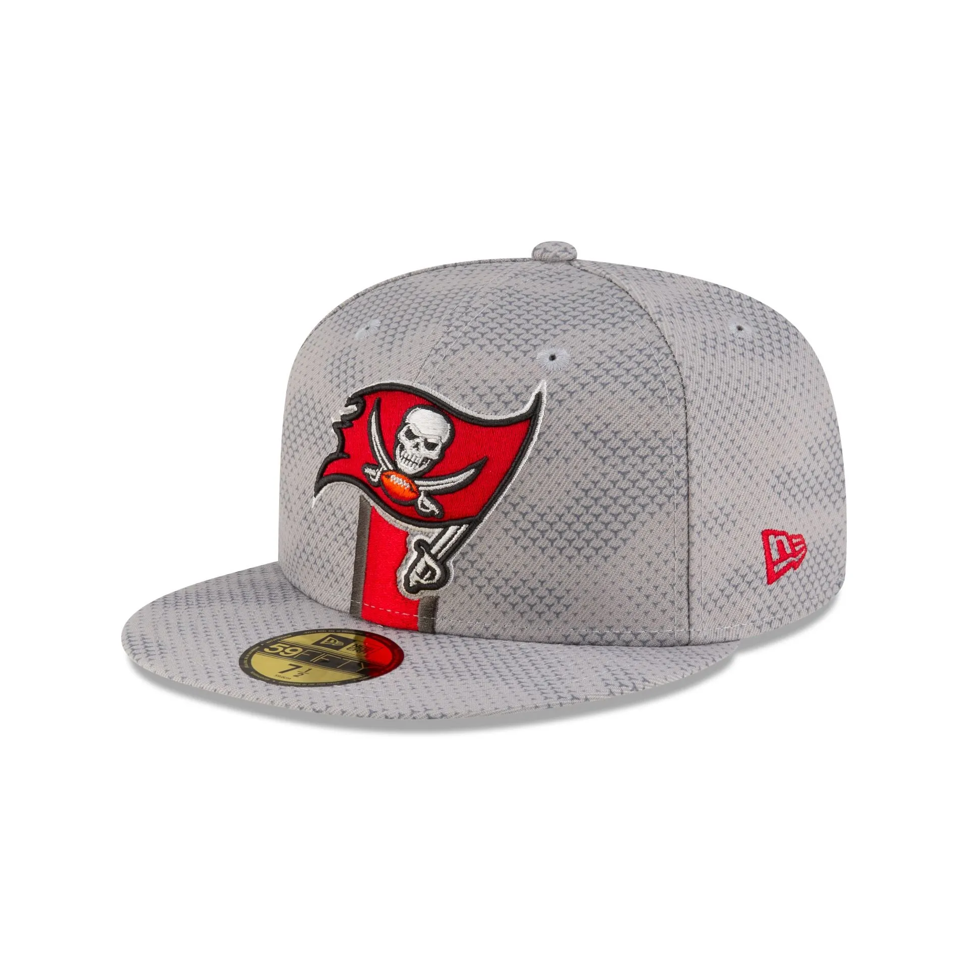 Tampa Bay Buccaneers 2024 Sideline Gray 59FIFTY Fitted Hat sold by New Era product image thumbnail 3