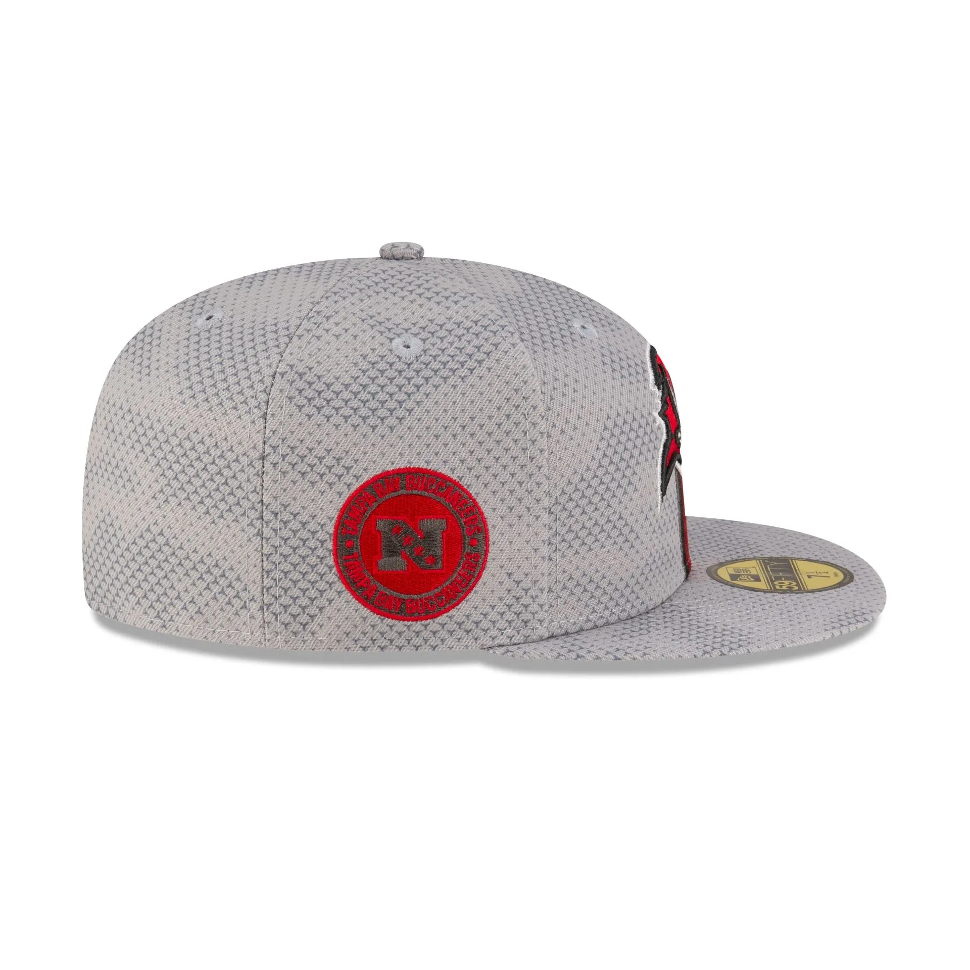 Tampa Bay Buccaneers 2024 Sideline Gray 59FIFTY Fitted Hat sold by New Era product image thumbnail 4