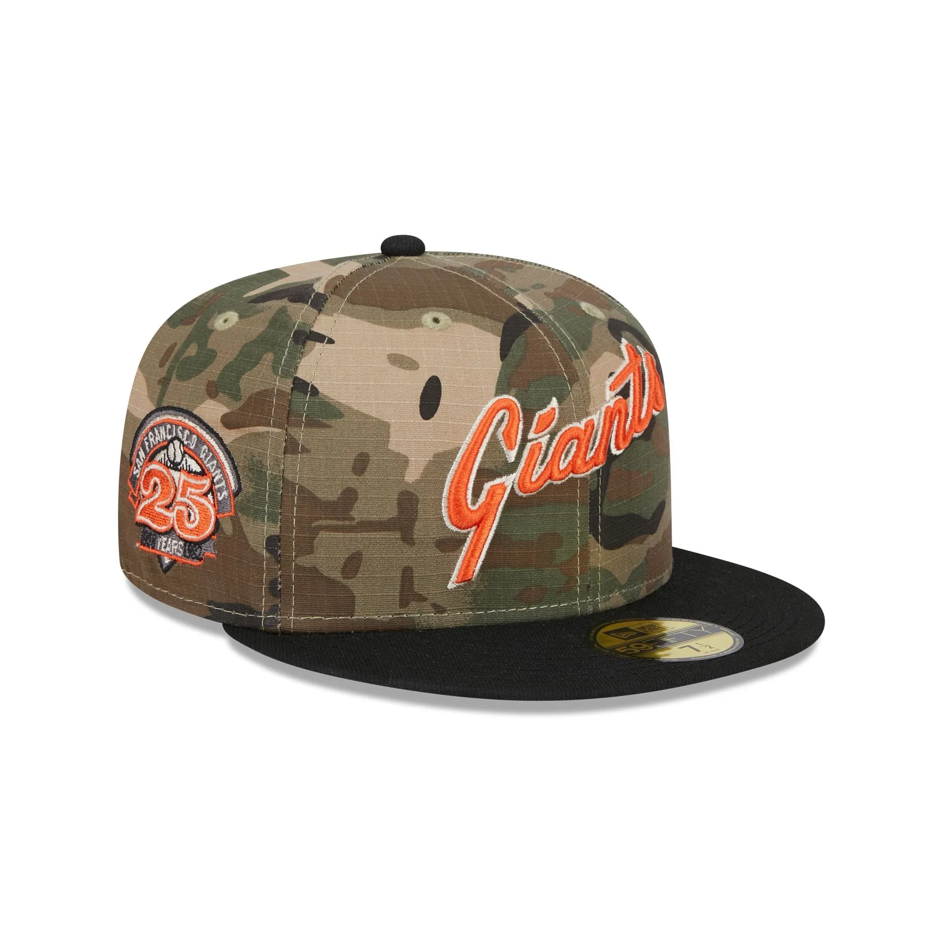 San Francisco Giants Camo Crown 59FIFTY Fitted Hat sold by New Era