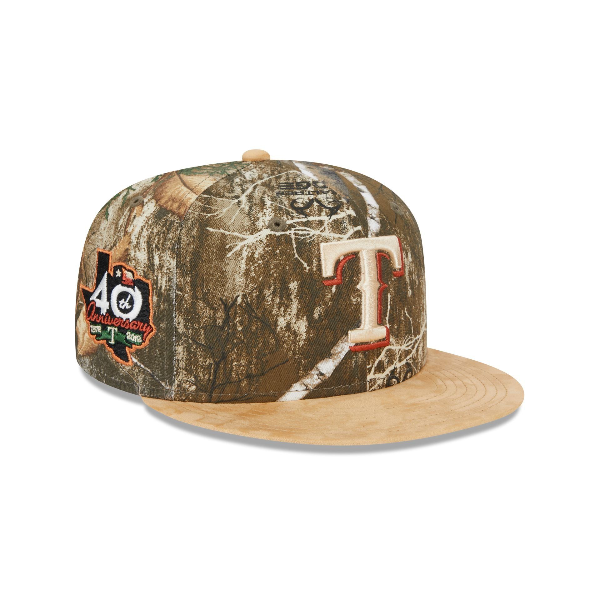 Texas Rangers Real Tree 59FIFTY Fitted Hat sold by New Era