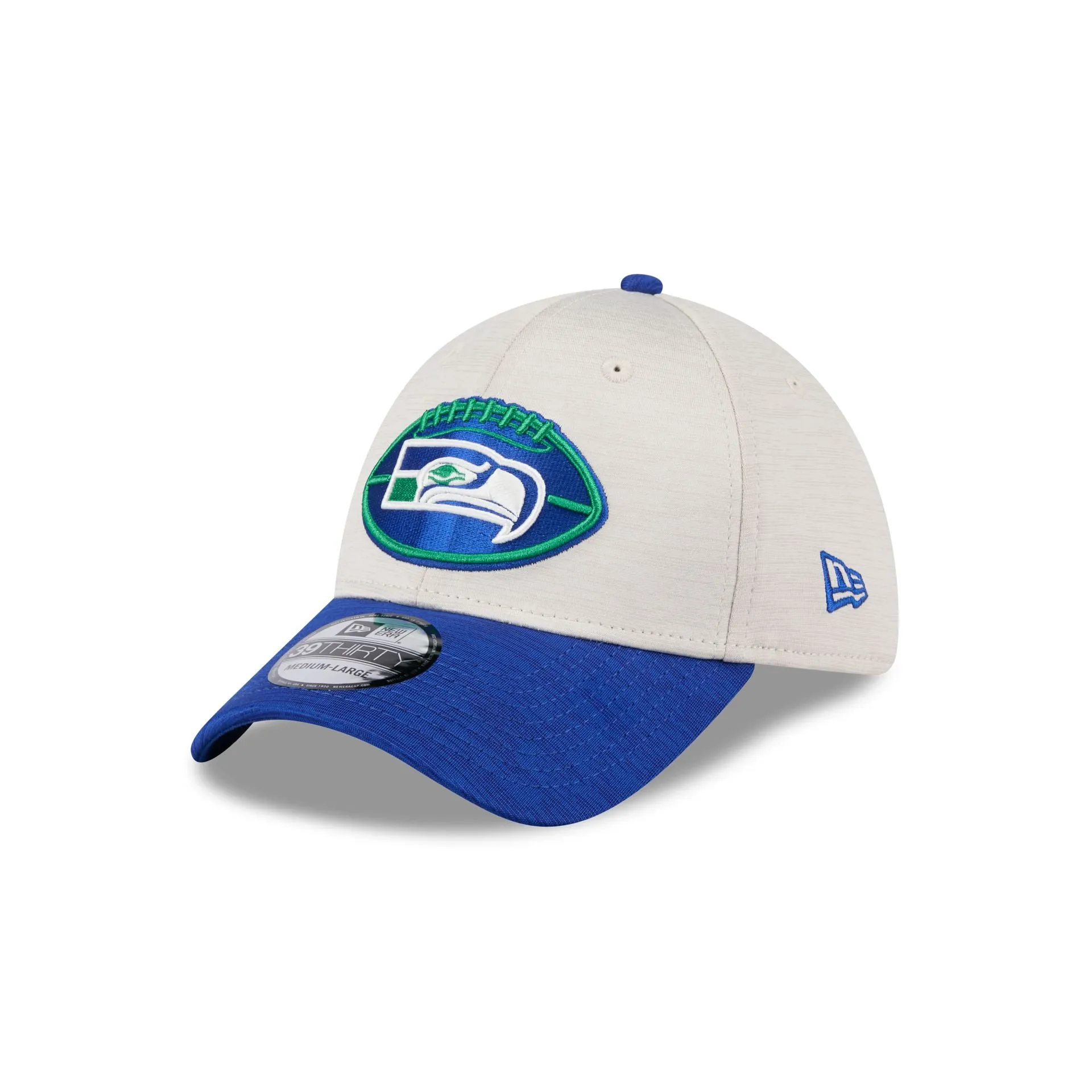 Seattle Seahawks 2024 Historic Sideline 39THIRTY Stretch Fit Hat sold by New Era